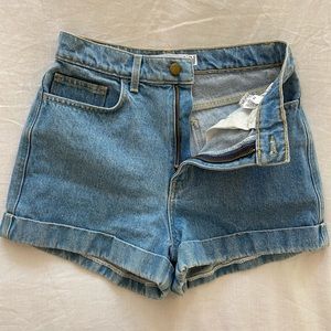 American Apparel denim / jean shorts!
